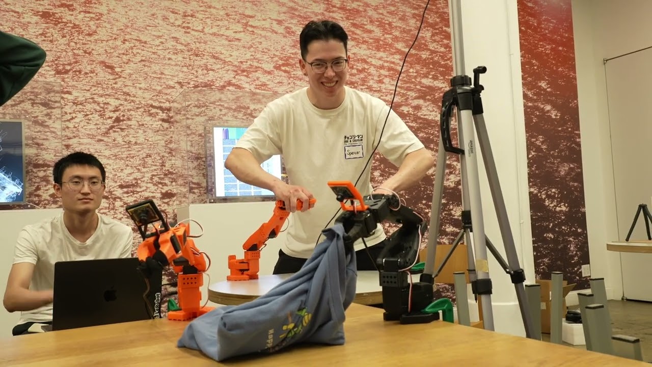 Dual Arm Robot for Ninja Folding T-Shirts