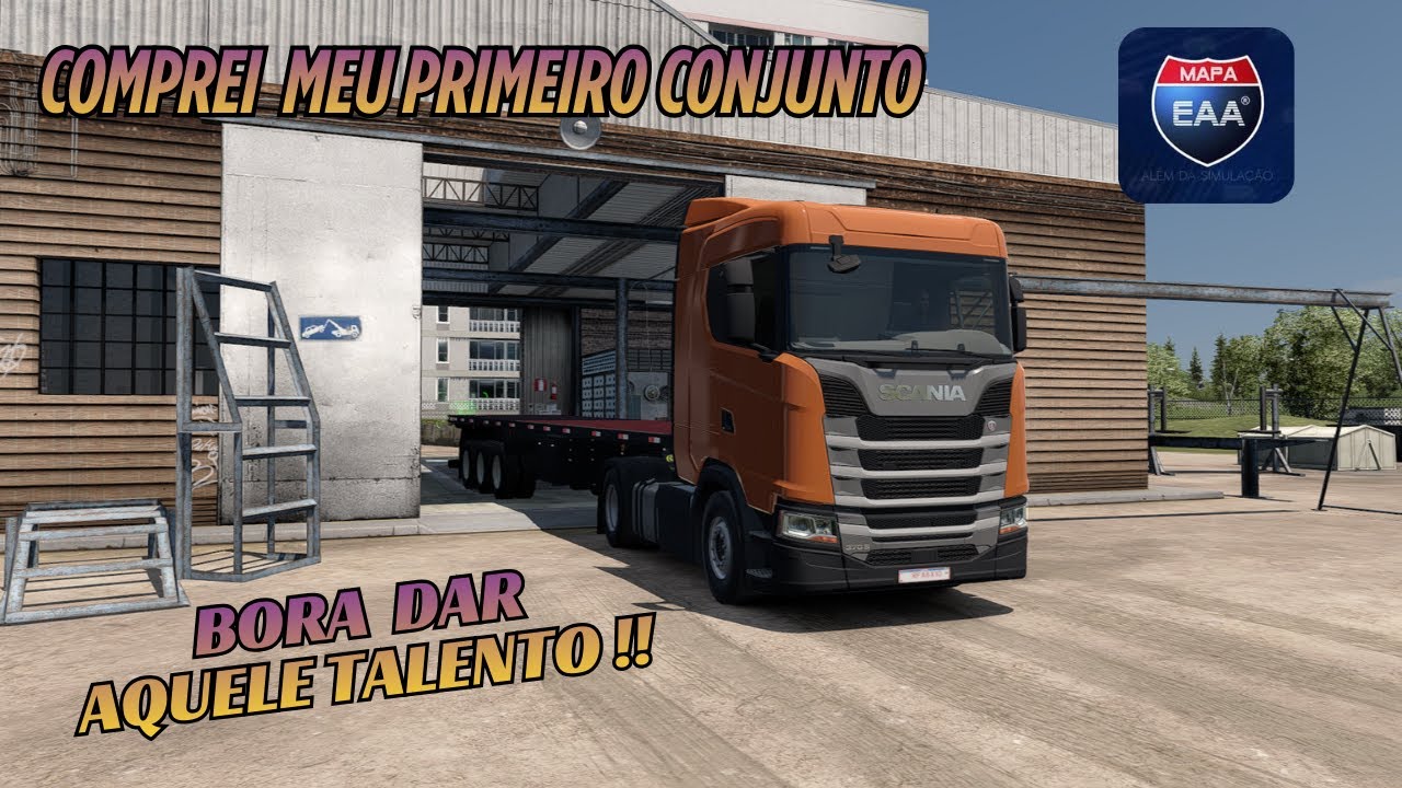 COMPREI MEU PRIMEIRO SCANIACOM UMA CARRETA 3 EIXOS NO ETS 2   EP  **2**