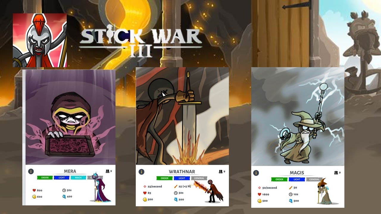(100 Subscribers special) Stick War 3 all secret generals