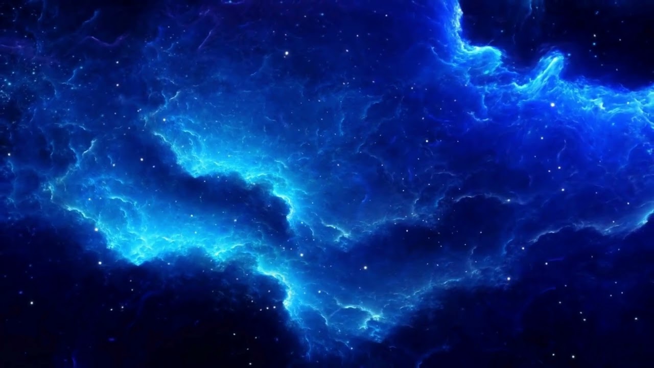 [4k] Night Blue Sky Background Video Loop | No Sound 5min