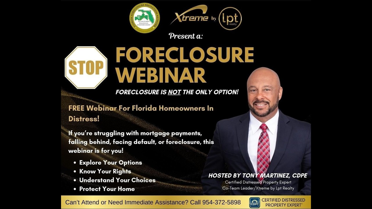 Foreclosure Is NOT the Only Option | Florida Foreclosure Prevention Seminar