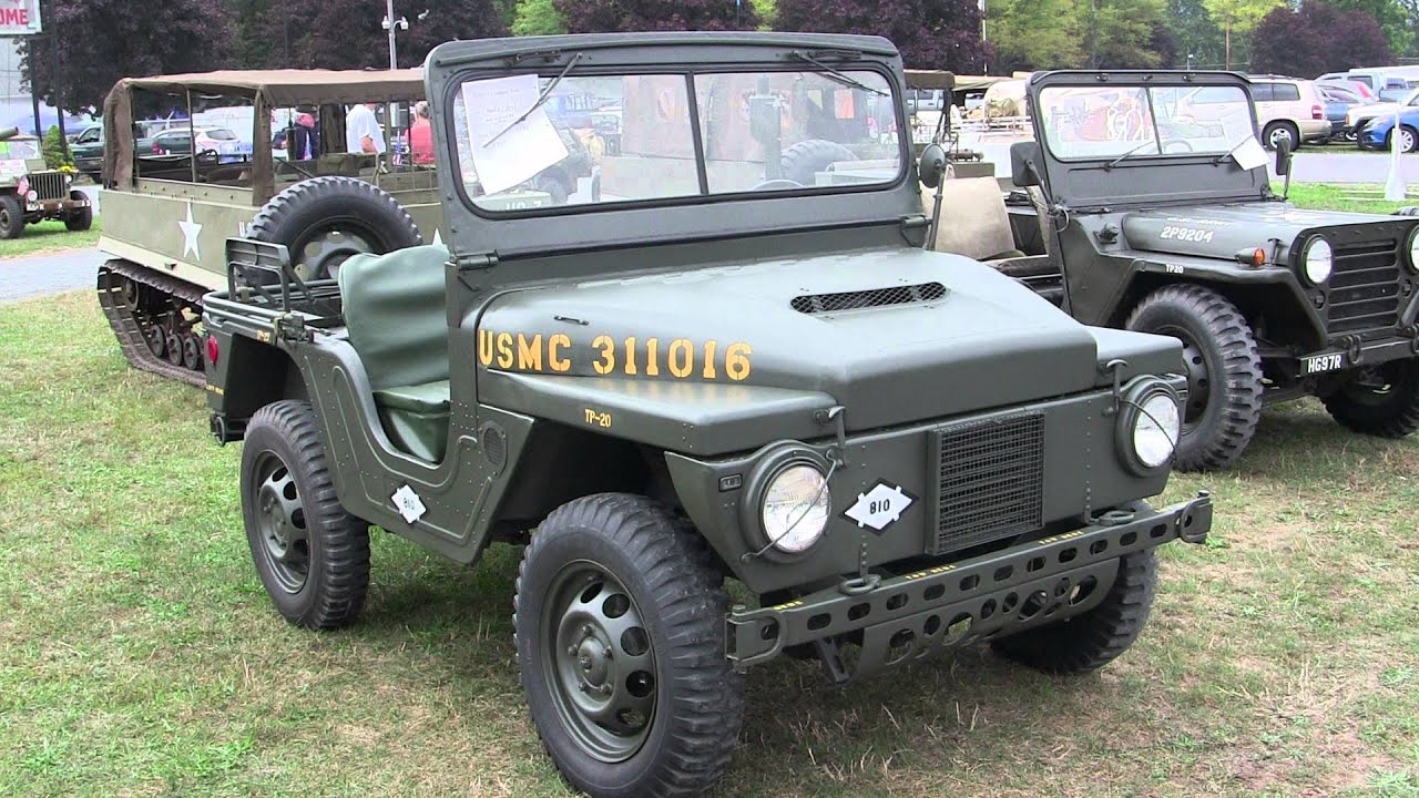 restored Jeeps, mutts, and mighty mite detail walk around