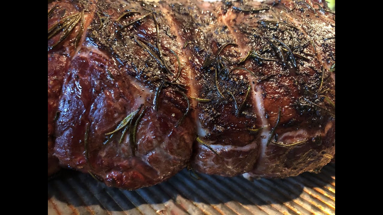 How to make Boneless Leg of Lamb, smoked, on Kamado Grill