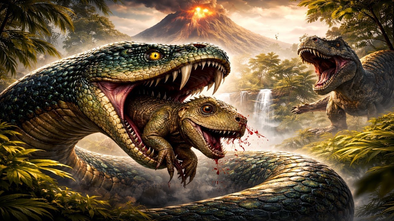 The Giant Snake That Stole a Baby Dinosaur