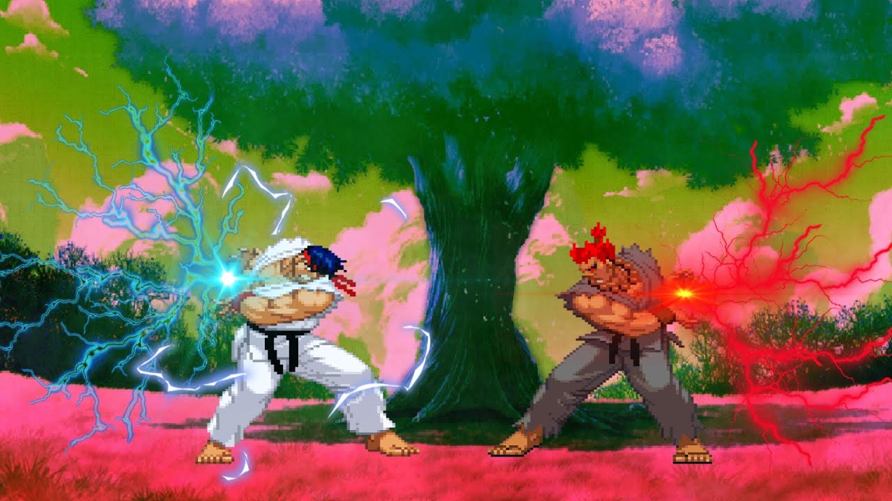 Ryu Vs Akuma - Street Fighter Epic Battle [Capcom Vs SNK 3][CVS/PotS/BeterHans][Anime MUGEN]