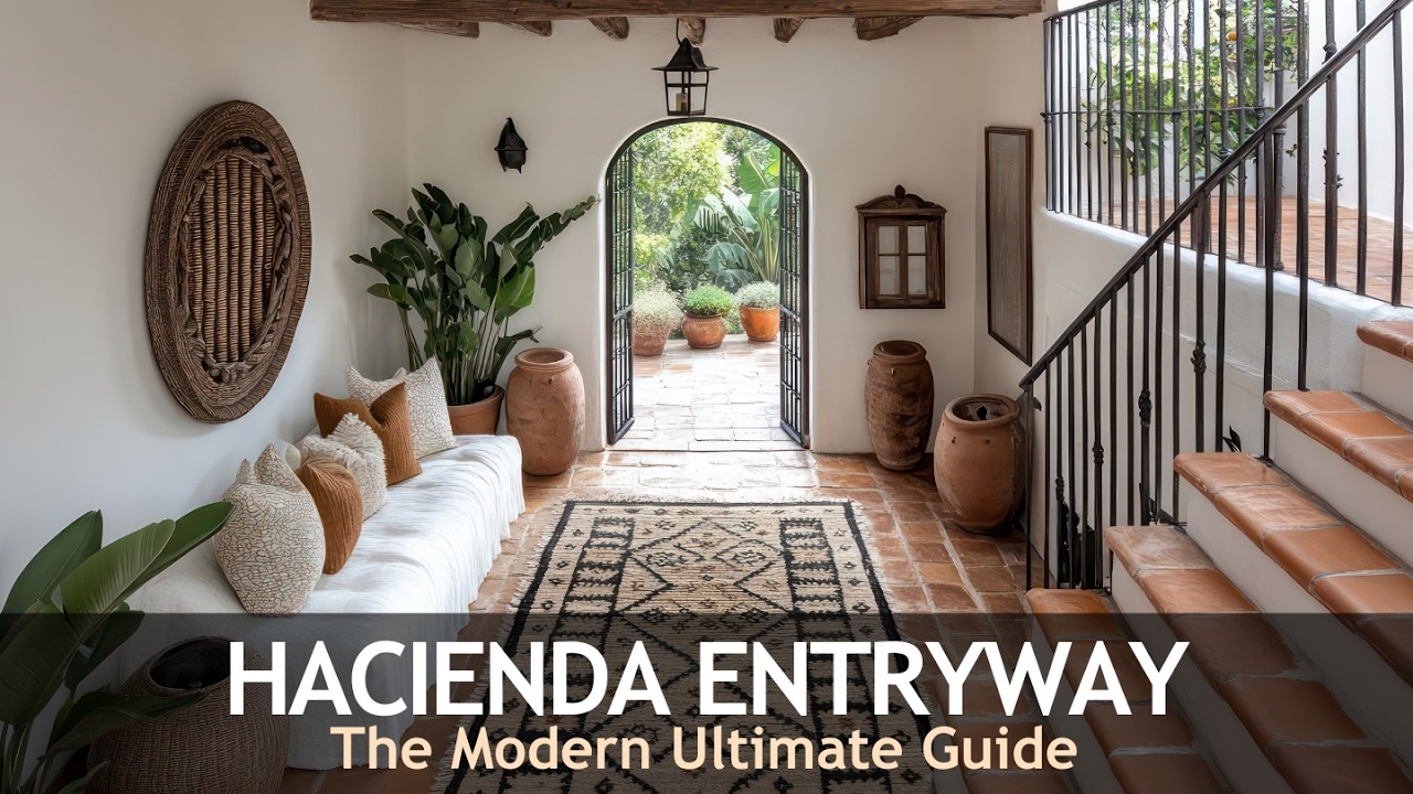 Modern Hacienda Entryway: Your First Impression & Beyond