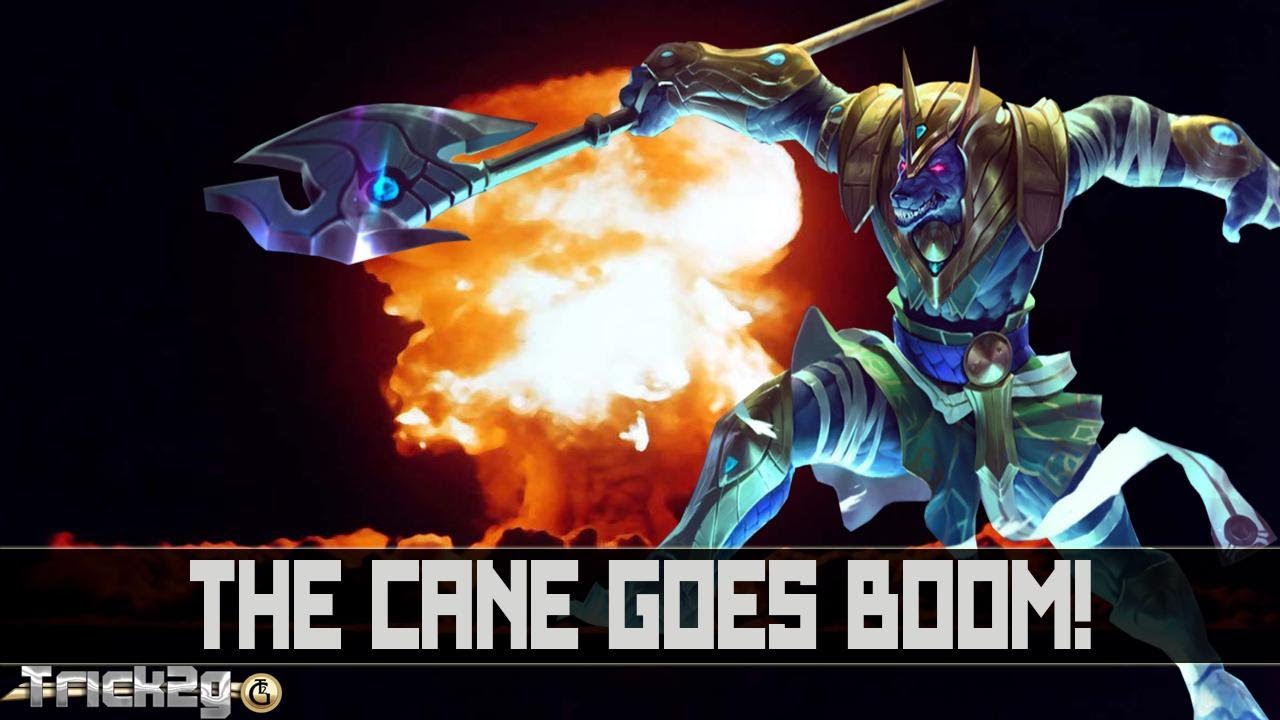 The Cane Goes Boom
