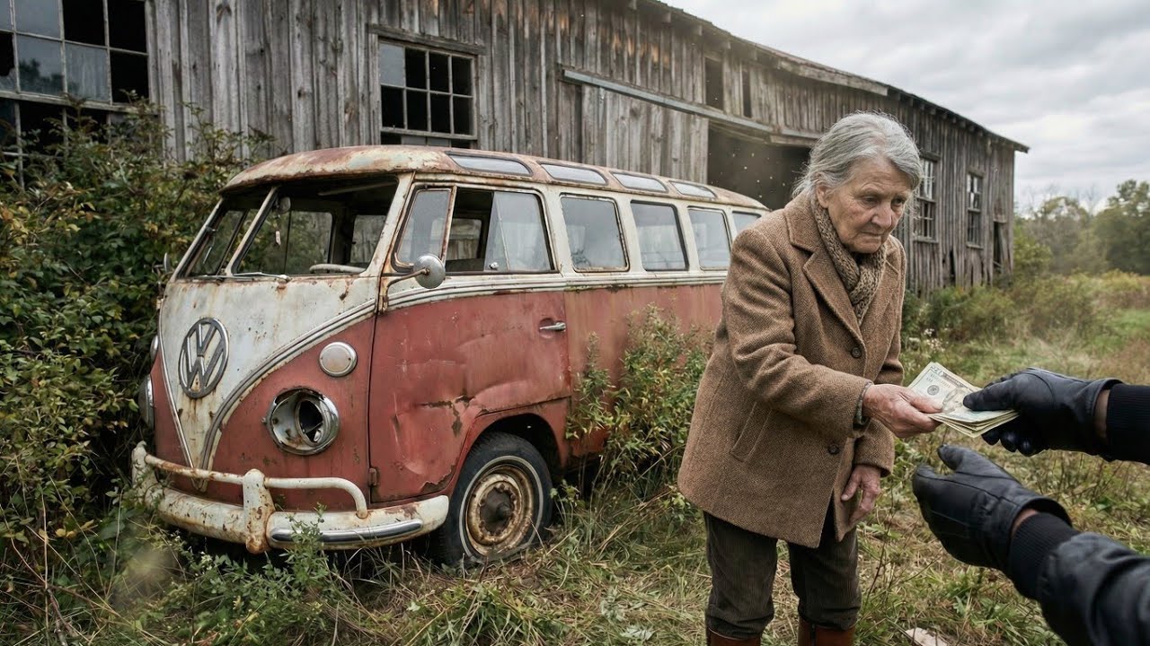 Grandma sold her husband's rusty 1967 Volkswagen Transporter for $700… I restored it.