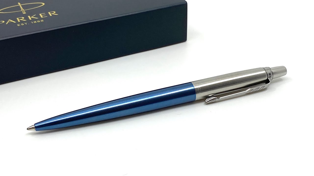 Parker Jotter Ball Point Pen 🖊 (Waterloo Blue)