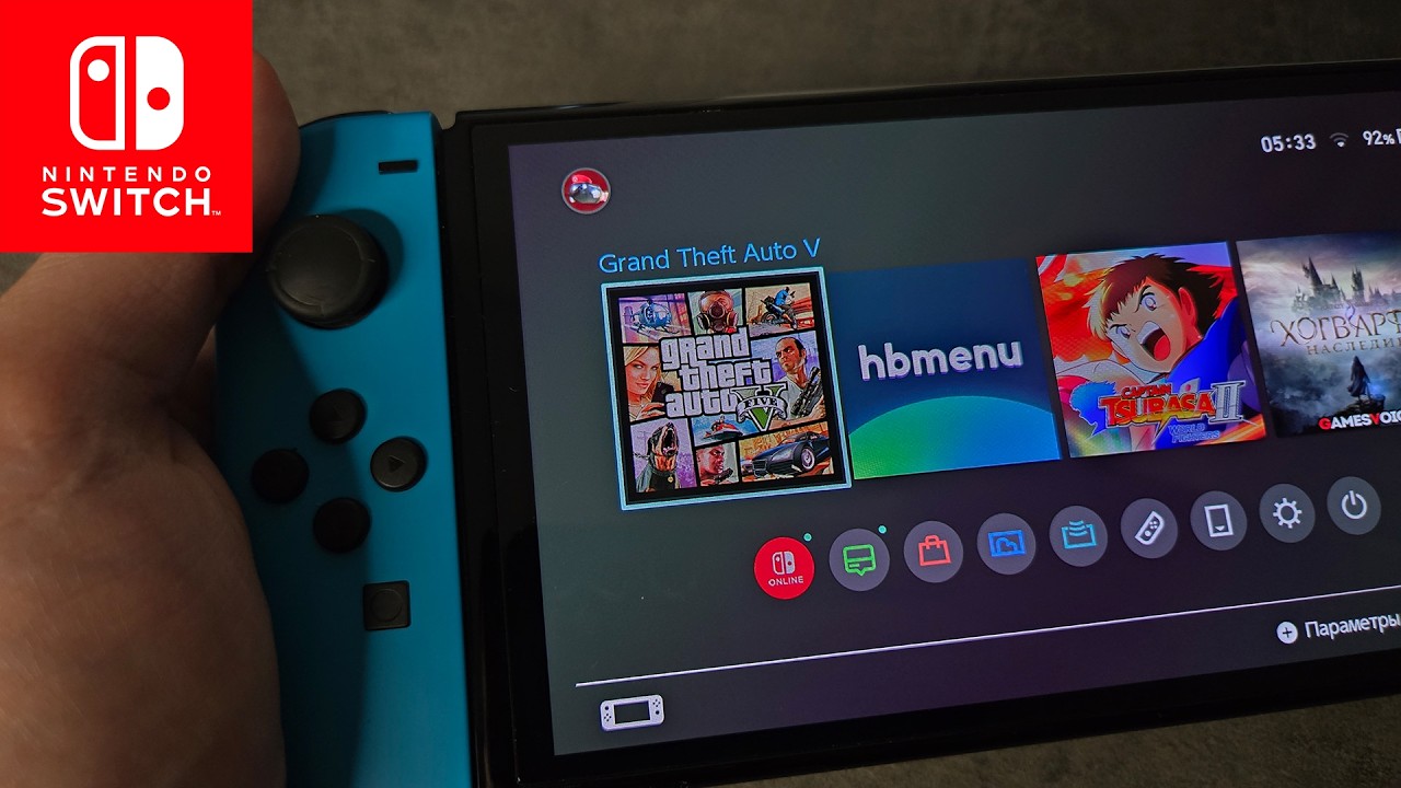 GTA 5 Nintendo Switch Oled Gameplay ( Native Port) without overclocking