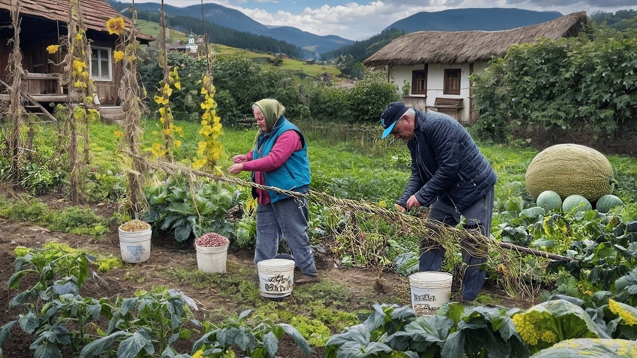 Village Life in the Carpathian Mountains Far from Civilization | Preparing for Winter