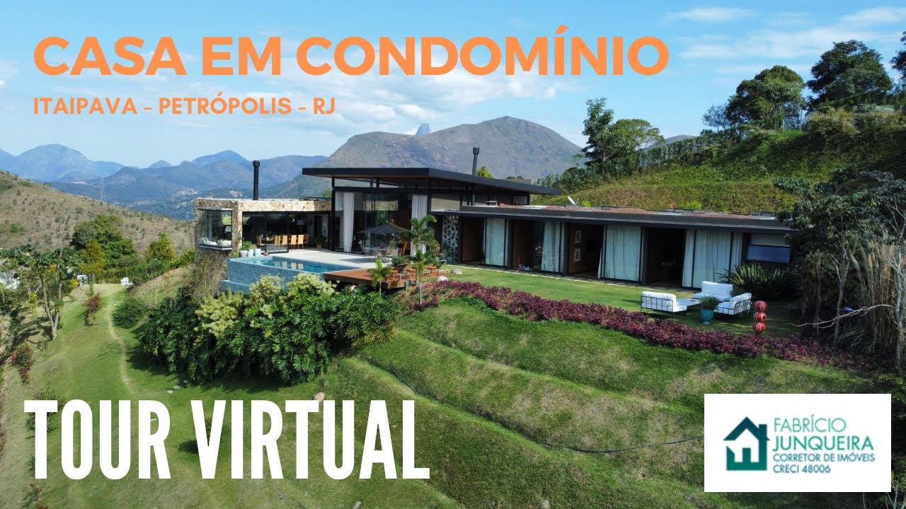 [SAIU DE VENDA] Linda casa com projeto moderno à venda em Itaipava | Tour virtual completo