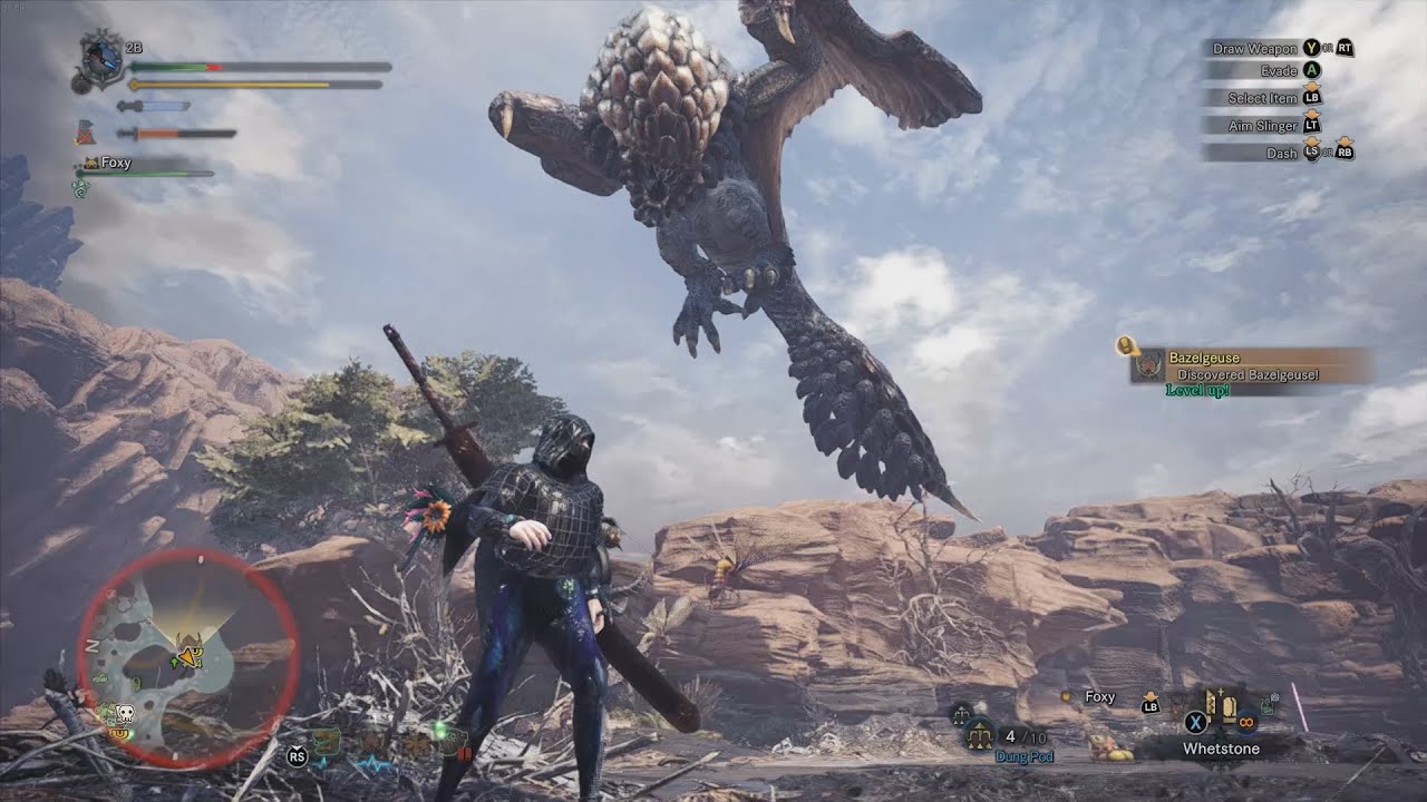 First Encounter with The Bazelgeuse - Monster Hunter: World Bazelgeuse Reaction