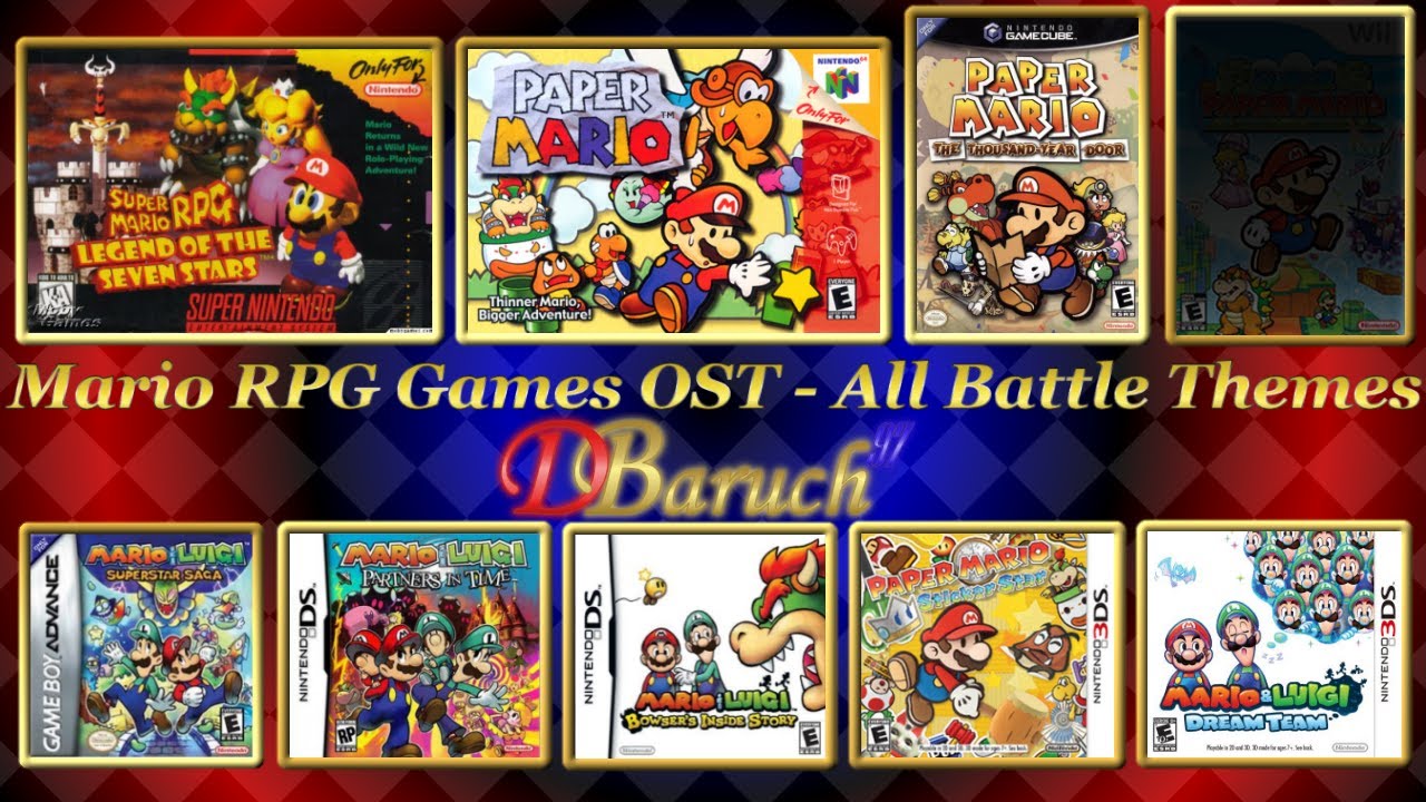 Mario RPG Games OST - All Battle Themes