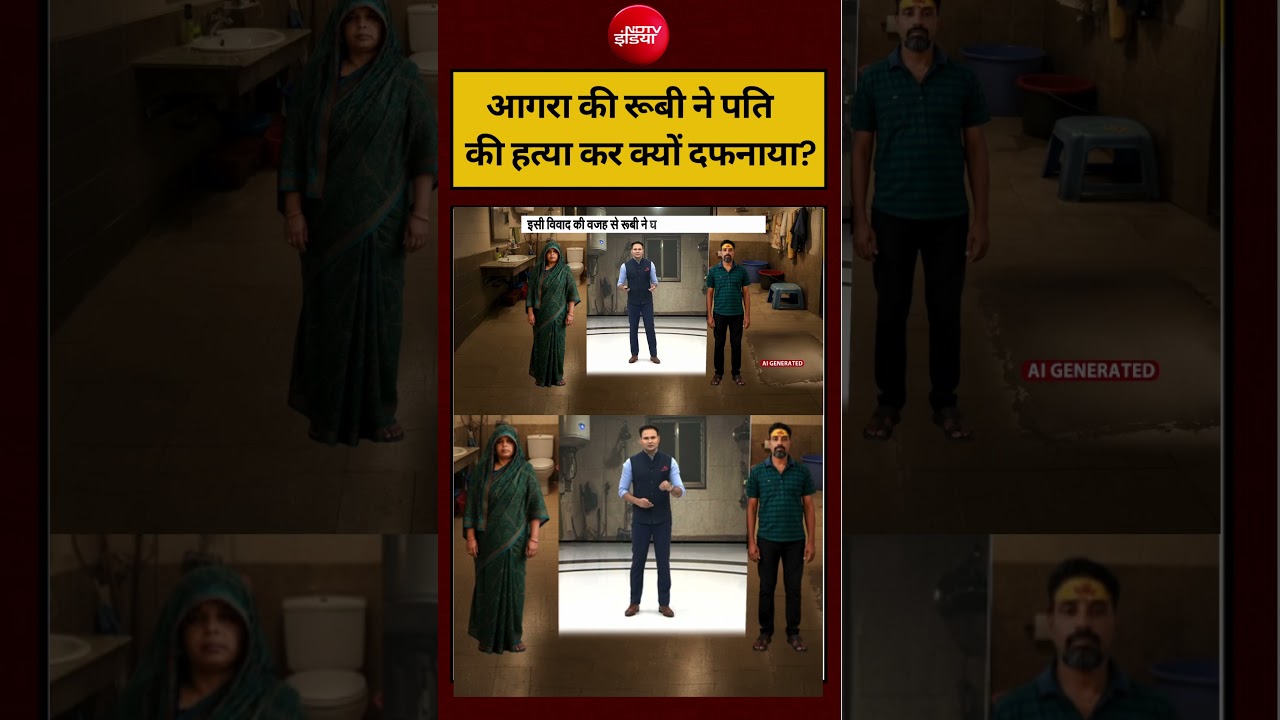 Agra Murder Case | आगरा की रूबी ने पति की हत्या कर क्यों दफनाया? #shorts #ndtvindia #siyagoyal #yt