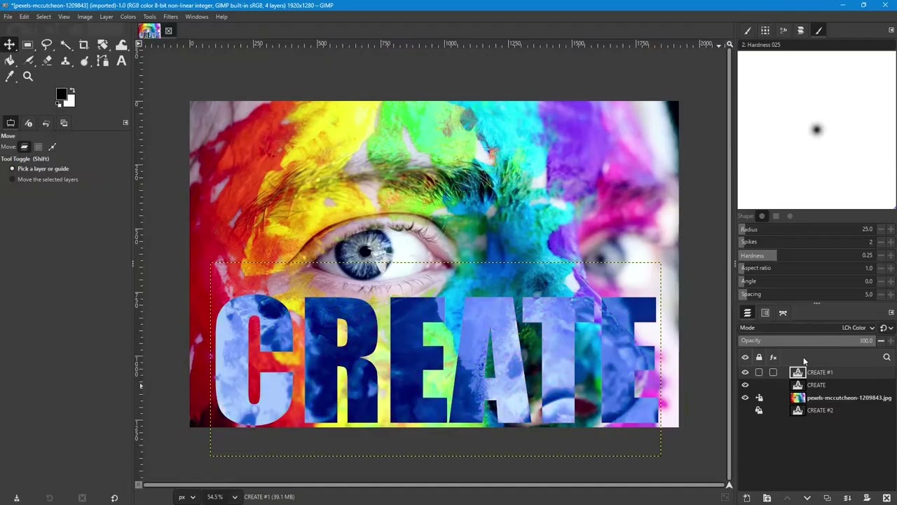 Exploring Blend Modes Using GIMP