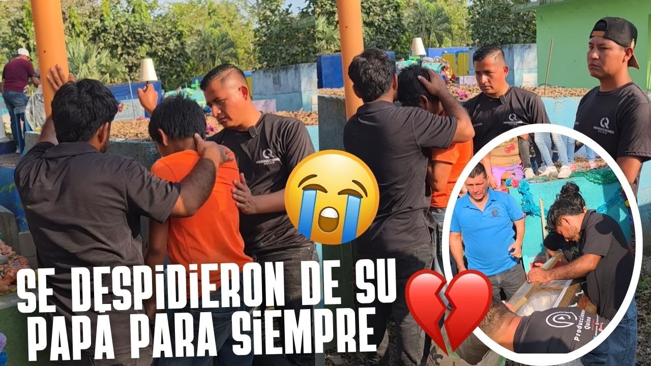 Escena que parte el alma 😭 Poncho y Cleverson se despiden de su papá para siempre😭💔