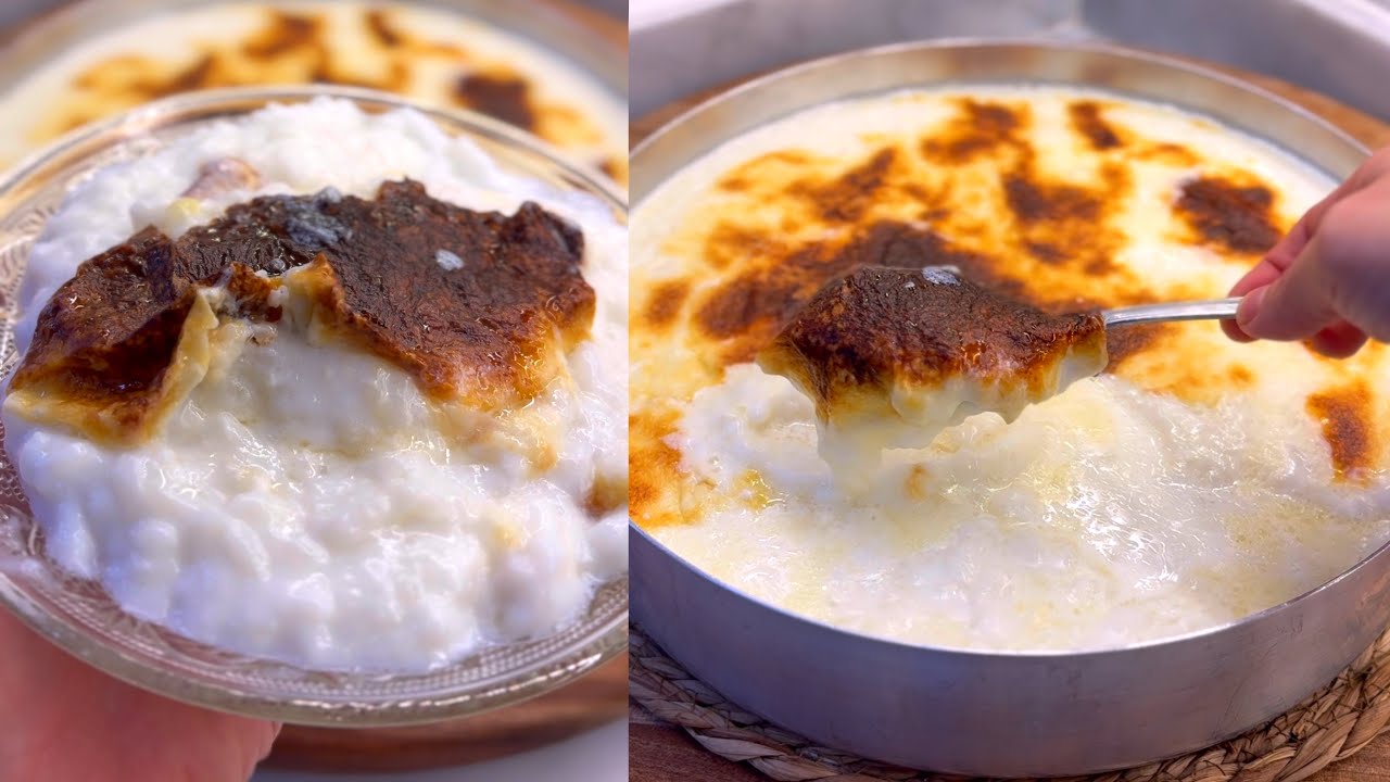 أجمل أكله شتويه للفطار والعشاء الأرز باللبن 