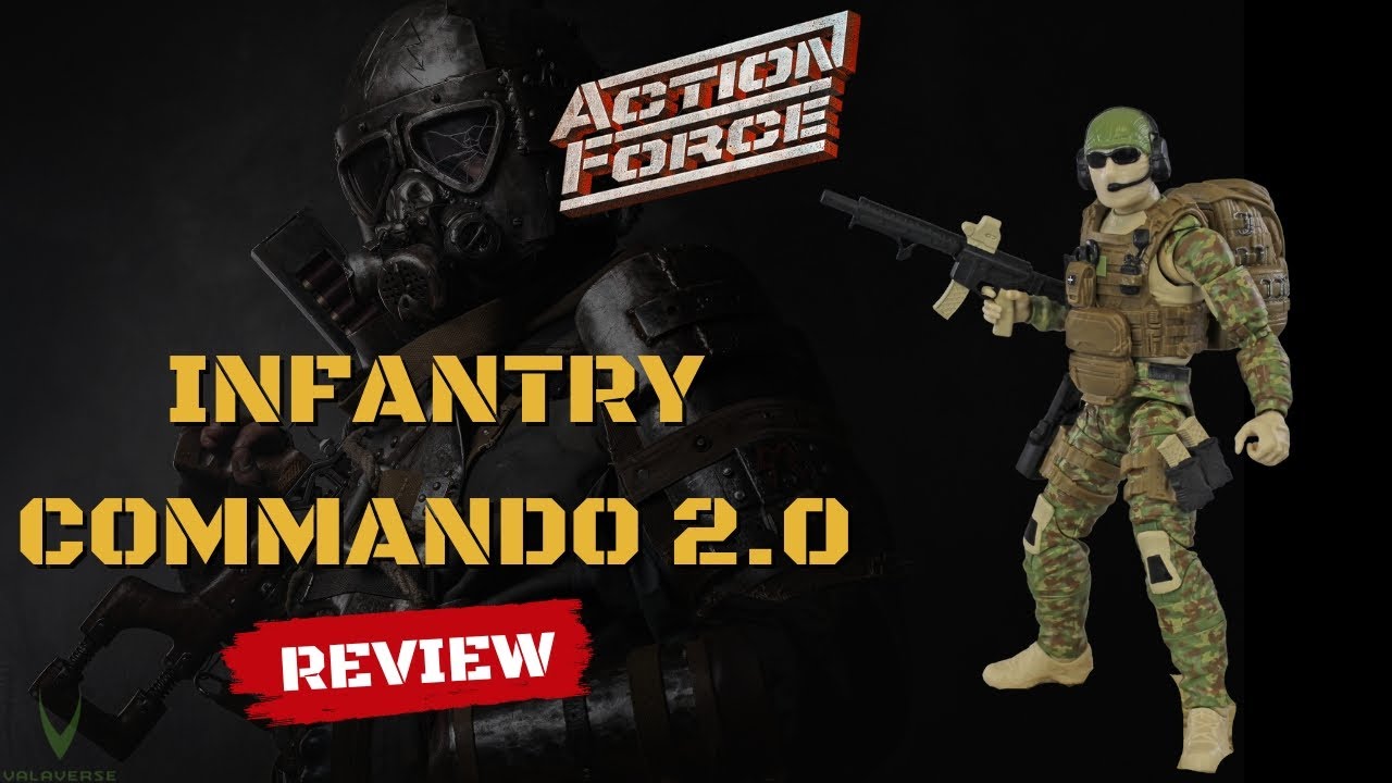 Valaverse Action Force Infantry Commando 2.0 1/12 Figure Unboxing & Review!