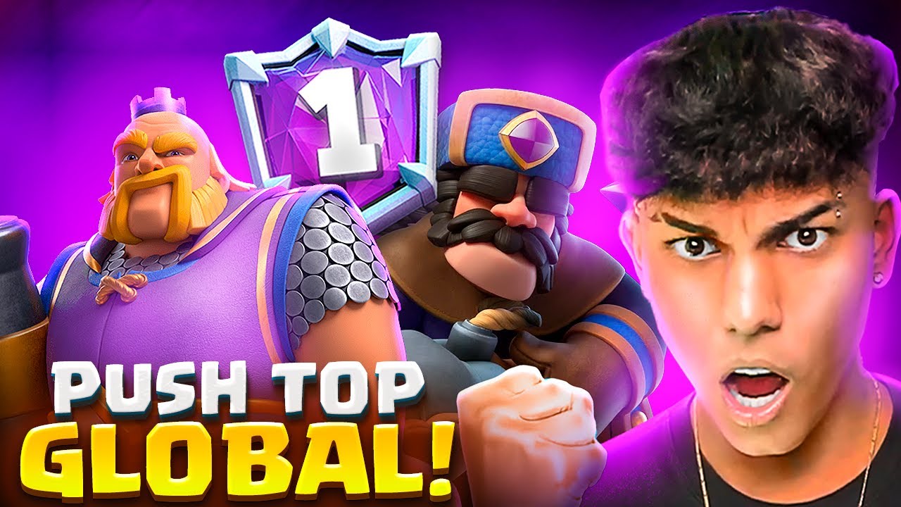 SPEEDRUN EM BUSCA DO TOPO GLOBAL NO CLASH ROYALE!