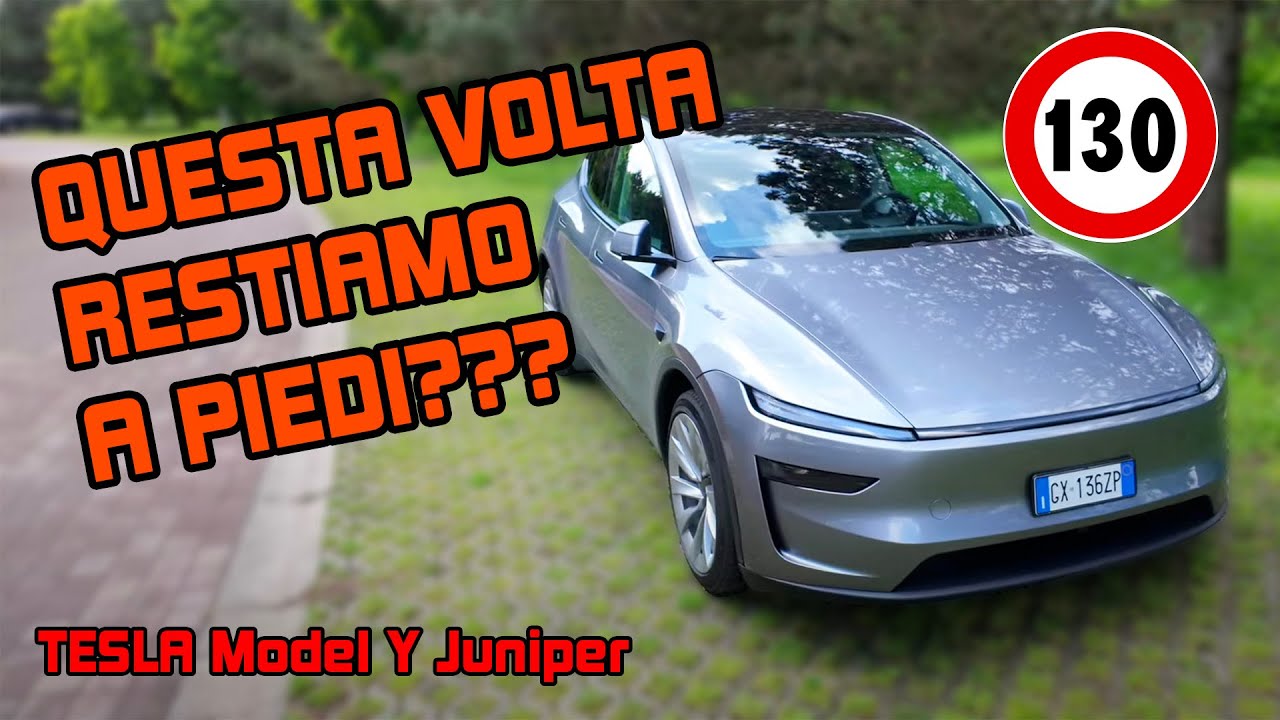 Tesla Model Y Juniper in autostrada: autonomia reale a 130 km/h