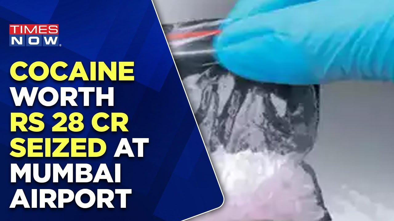 28 CR Worth Of Cocaine Seized At Mumbai Airport | 2.8 KG Of Drugs Seized | English Updates |Top News
