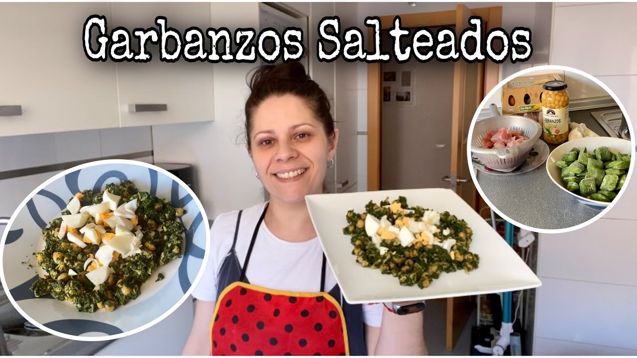 🧆GARBANZOS SALTEADOS🧆// Receta Fácil, Rápida y Económica// La Mari Cocina