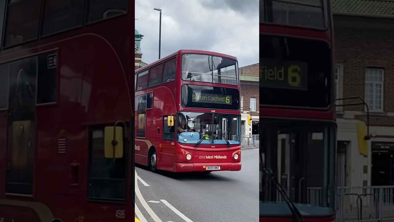 NXWM 4595 BU04 BMZ Dennis Trident Alexander ALX 400 6 to Sutton Coldfield #fortheloveofbuses