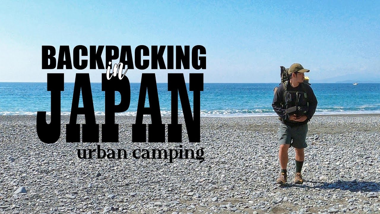 No Rent, just a Tent for the Night | Walking 50 km in Kanagawa | Urban Camping in Japan