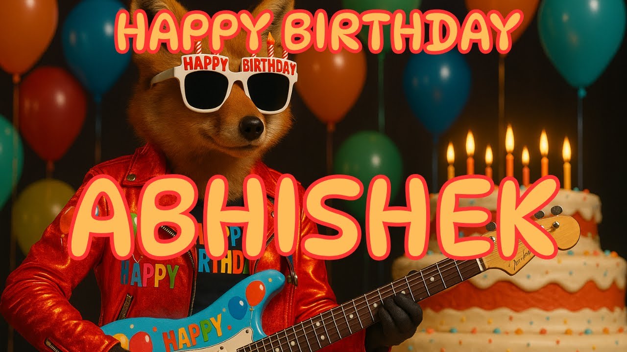 Happy Birthday Abhishek