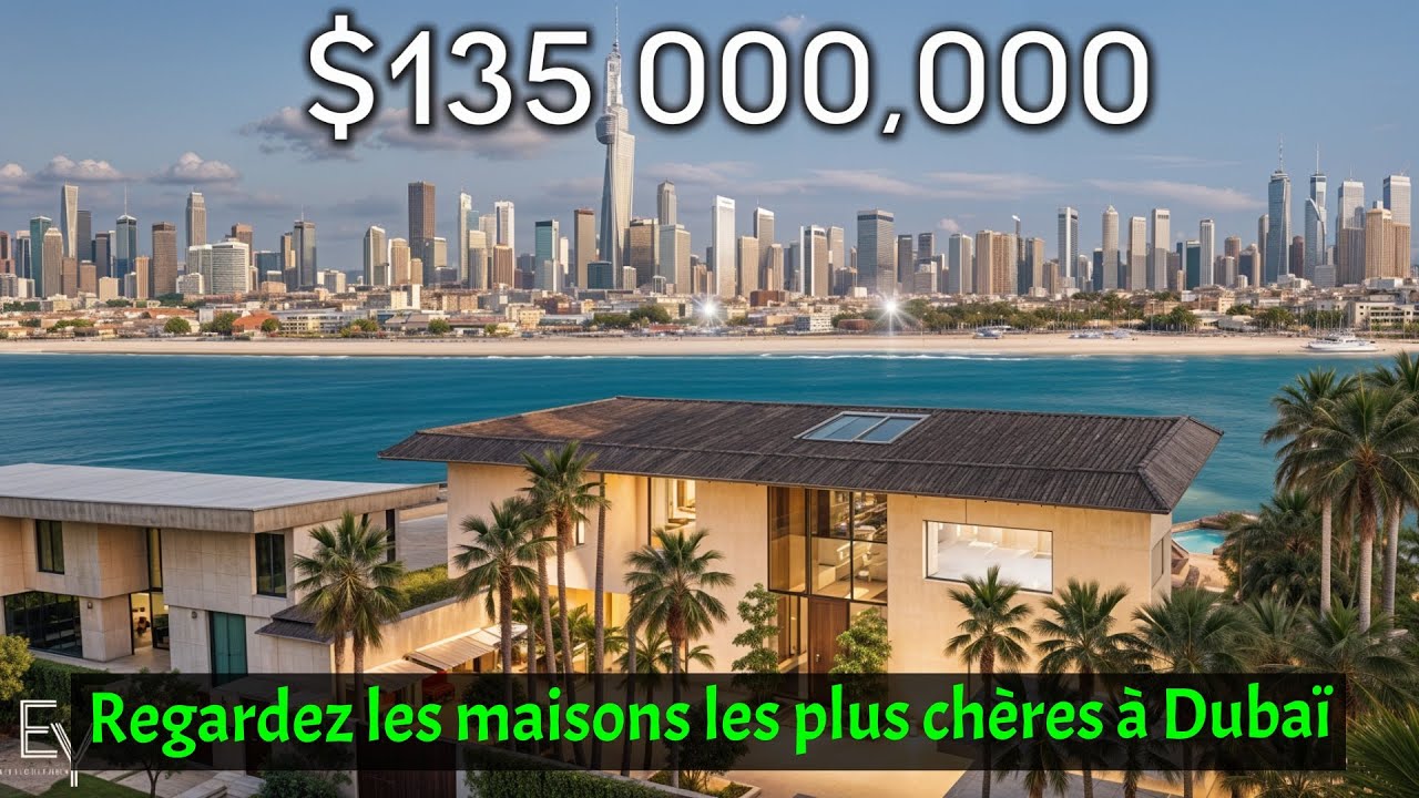 Visite de la maison la plus chère à vendre à Dubaï !