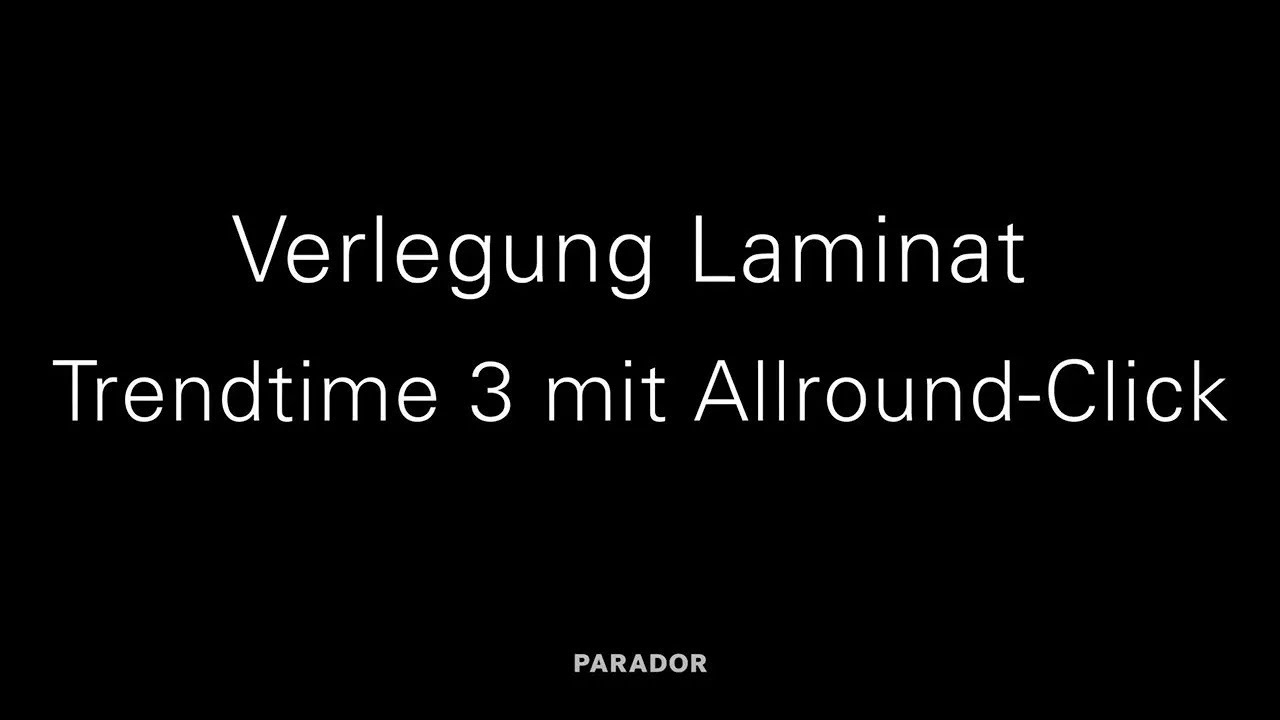 Verlege-Anleitung von Parador Laminat Trendtime 3 in Fischgrät-Optik
