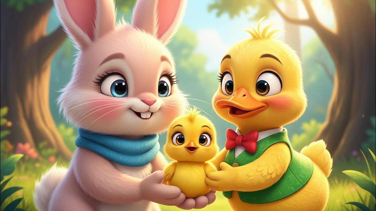 🐰🐤Roro and Dodo's – The Lost Baby Chick | Kindness & Friendship Cartoon for Kids