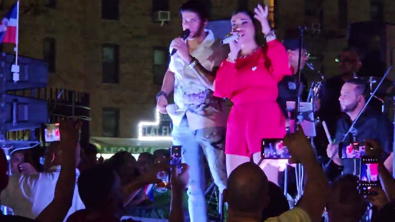 Susy Espinal Ft Kamilolf- Como Tu Mujer, En Vivo [ Homenaje A Anthony Santos ] Dyckman NY 2023.