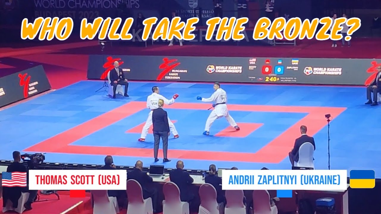 Thomas Scott vs Andrii Zaplitnyi - Male Kumite -75 kg | Budapest 2023