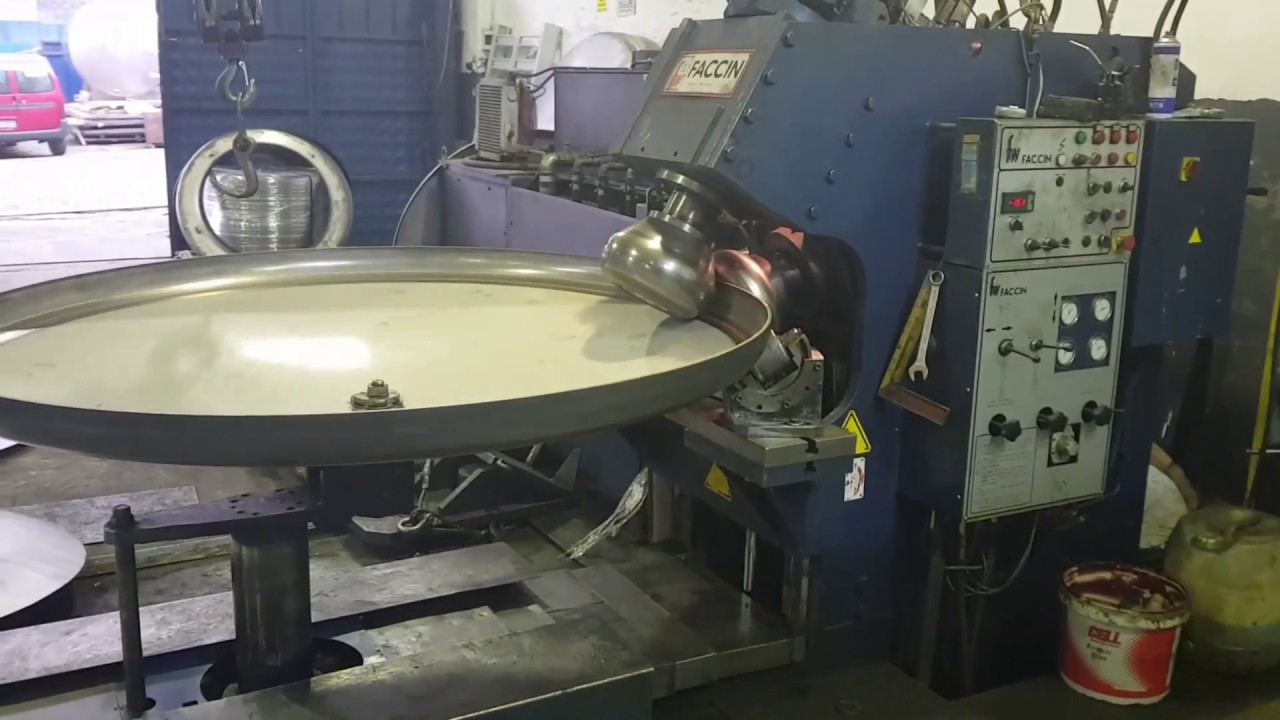 IMT1955 - FACCIN FLANGING MACHINE Cap. 10mm x 4000mm