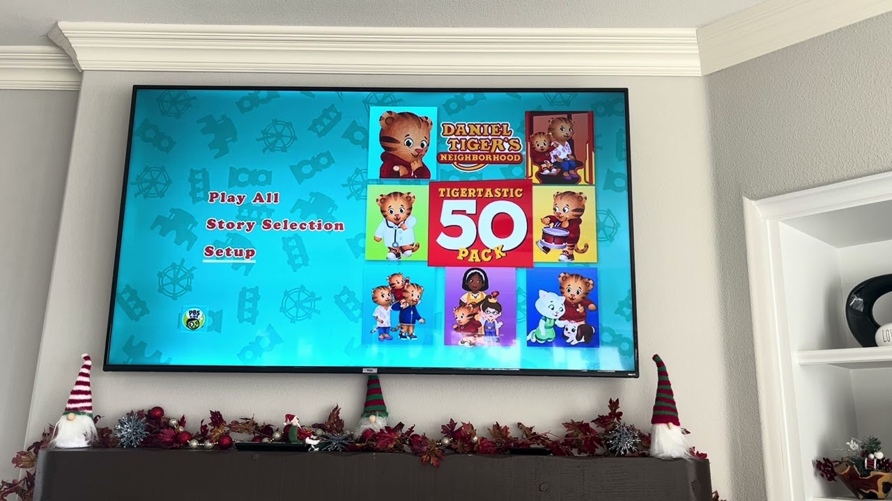 Daniel Tiger’s Neighborhood Tigertastic 50 Pack 2021 DVD Menu Walkthrough (Disc 1)