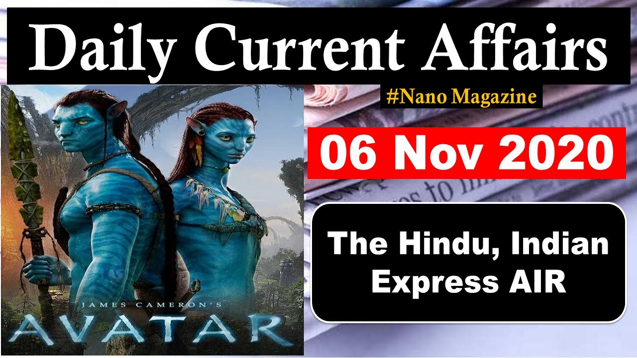Daily Current Affairs 6 November 2020 | The Hindu | PIB News by Veer | #UPSC Prelims 2021, UPSC EPFO