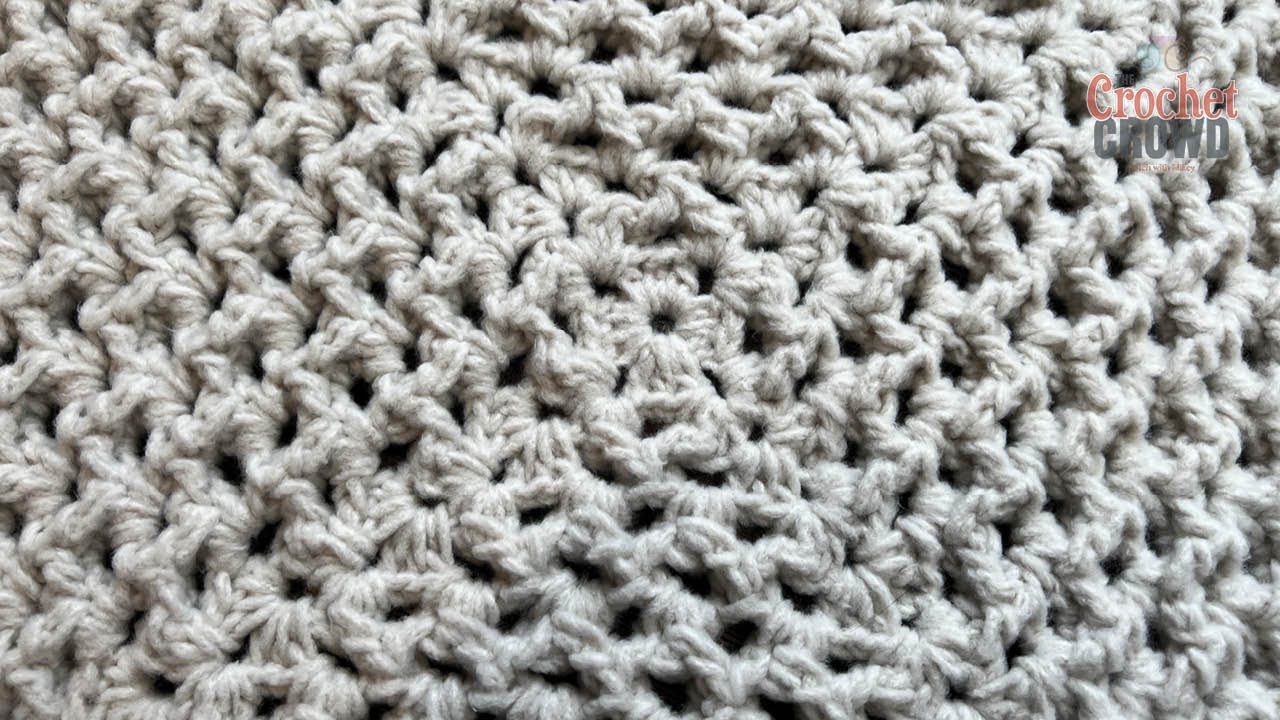 Half Double Crochet Textured Granny Square or Blanket