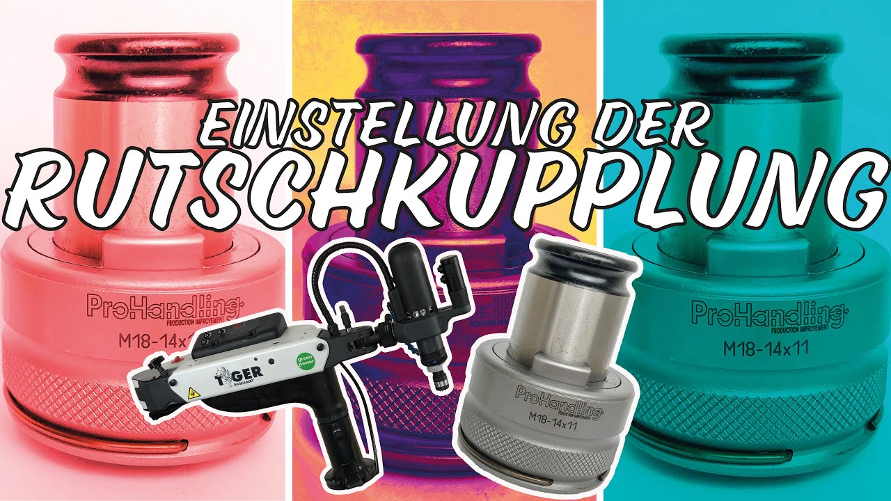 Wie stellt man die Sicherheitskupplung eines Schnellwechseleinsatzes ein - ProHandling