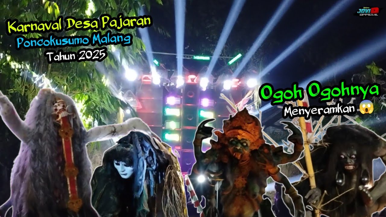 Karnaval Desa Pajaran Poncokusumo Malang Jawa Timur Tahun 2025 | Suasana Di Garis Start