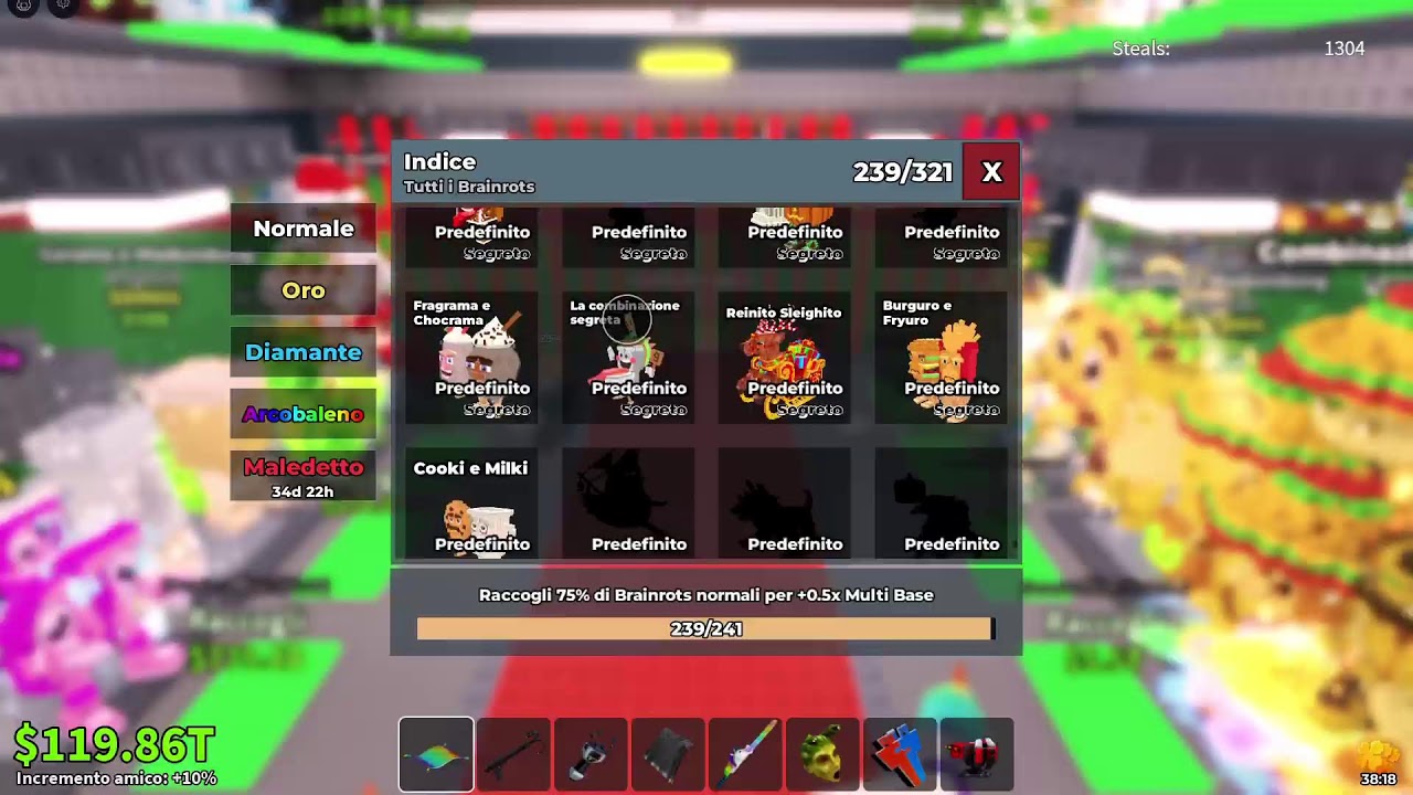 Ruba un brainrot scambi, pvp inedx con garanzia