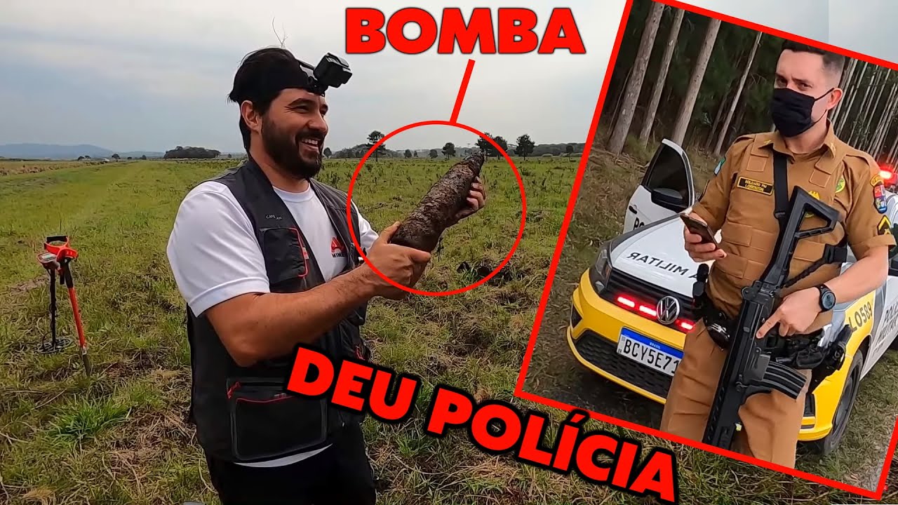 Encontramos granadas enterradas em um campo de treinamento