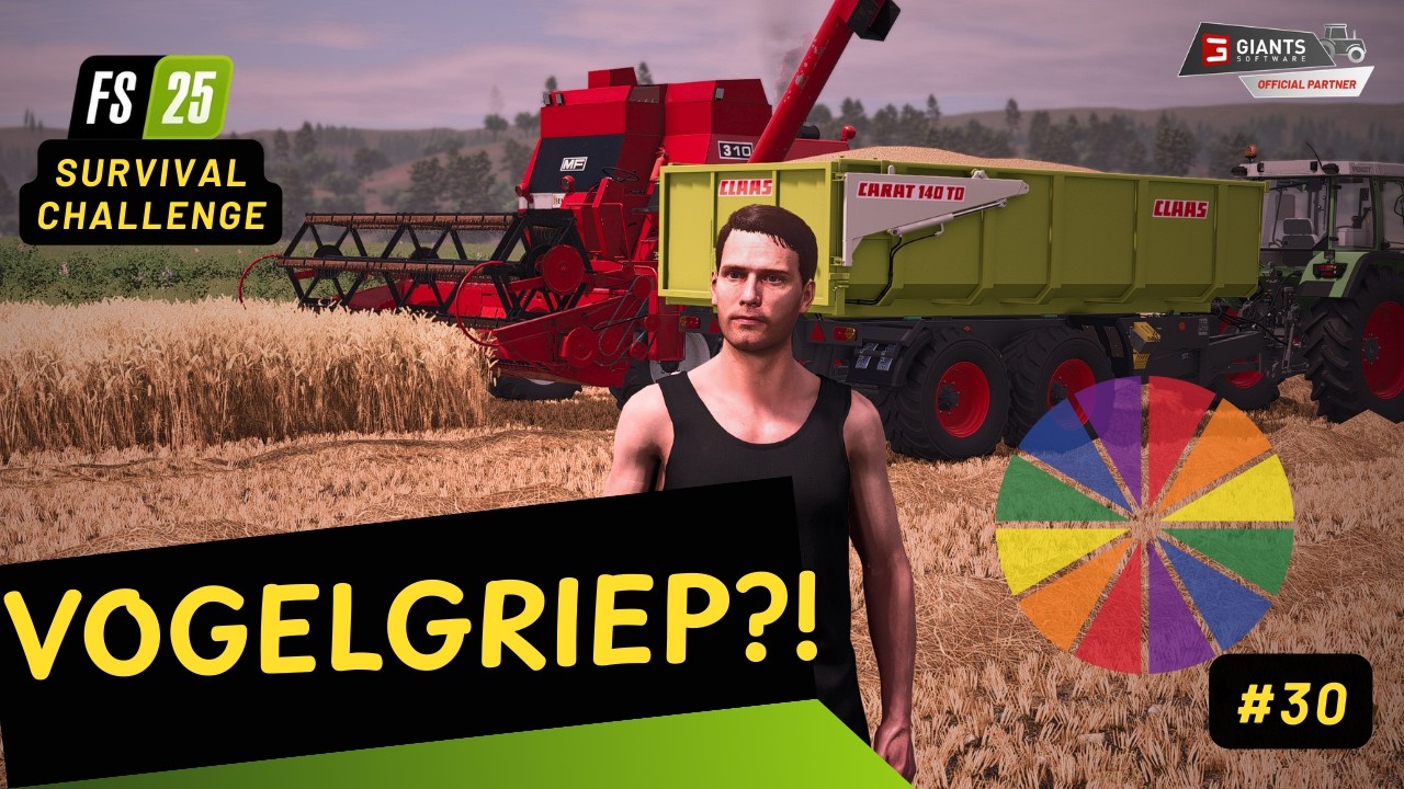 VOGELGRIEP slaat toe&hellip; Dieren Weg & Nieuwe Fendt! 😱| FS25 Survival Serie