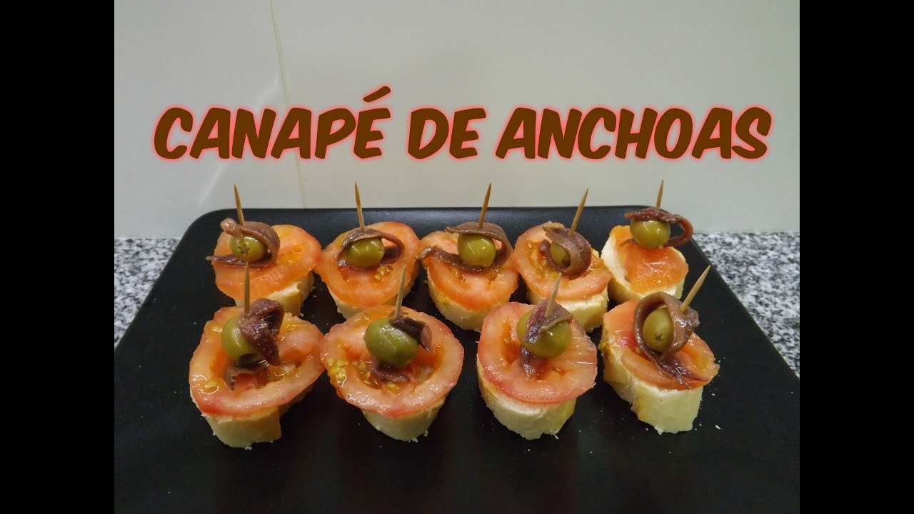 COMO HACER CANAPÉS DE ANCHOAS ||COCINA CON PILAR||