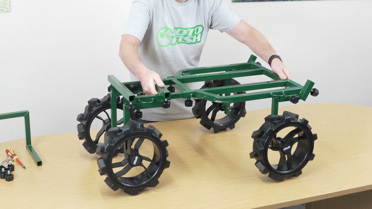 WITB. How to assemble the Motofish P1 fishing barrow. 
