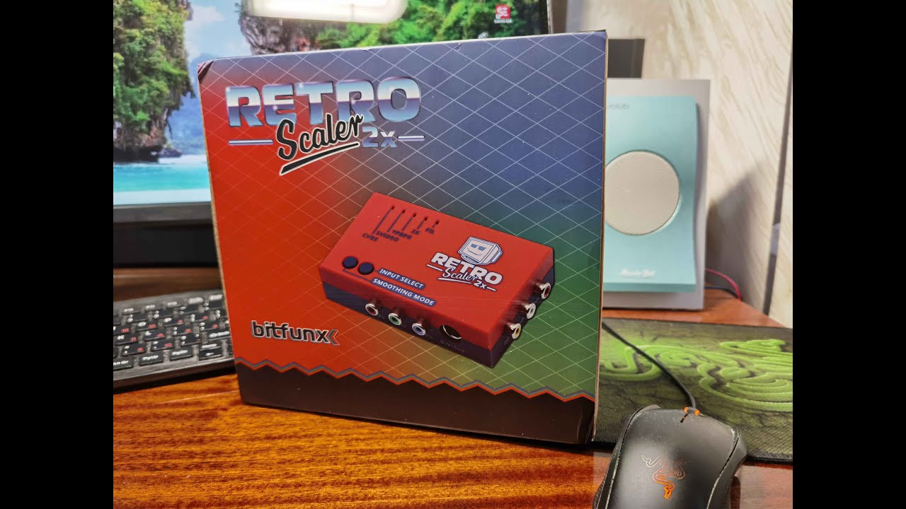BITFUNX RETRO SCALER 2X. Распаковка, обзор, рецензия, мнение, отзыв. Подключаю PS2 к плазме и OLED.