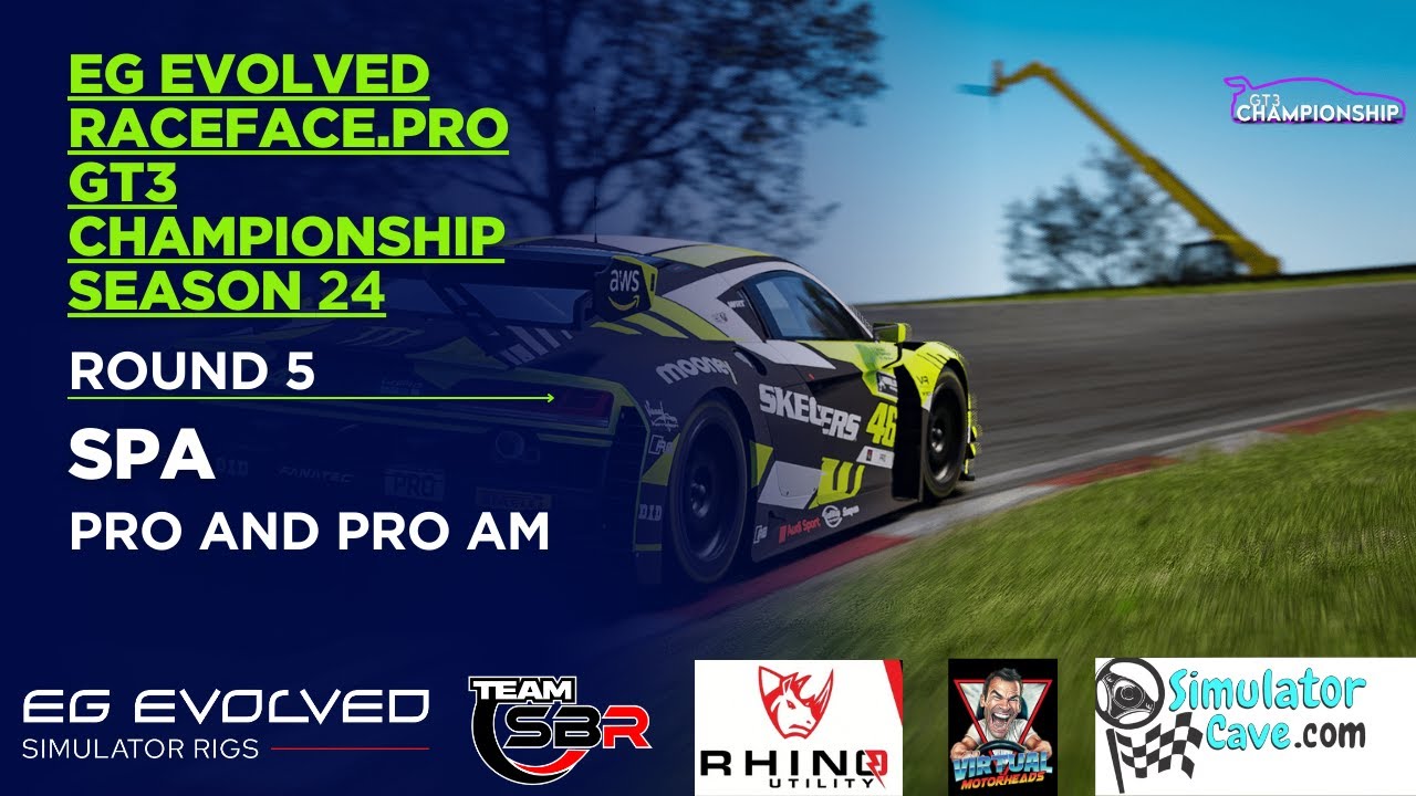 EG EVOLVED RACEFACE.PRO GT3 CHAMPIONSHIP S24 / ROUND 5 / Spa-Francorchamps / Pro and Pro AM