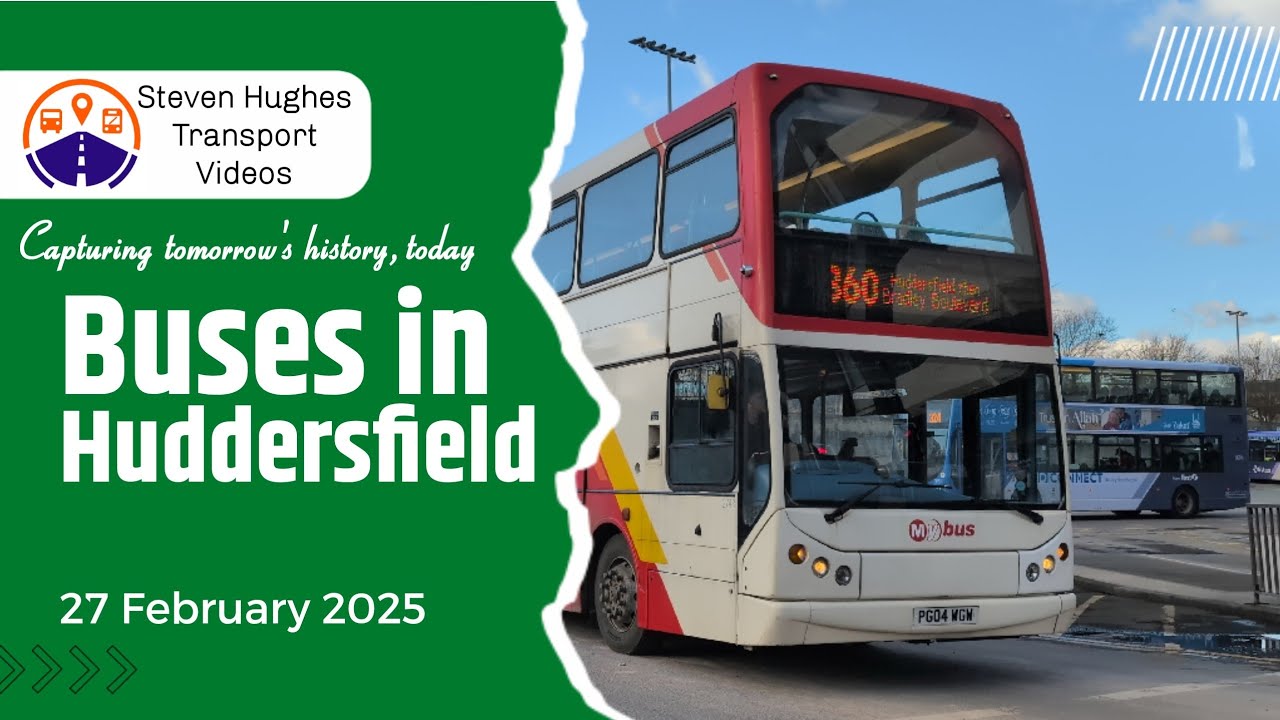 Buses in Huddersfield 27 February 2025