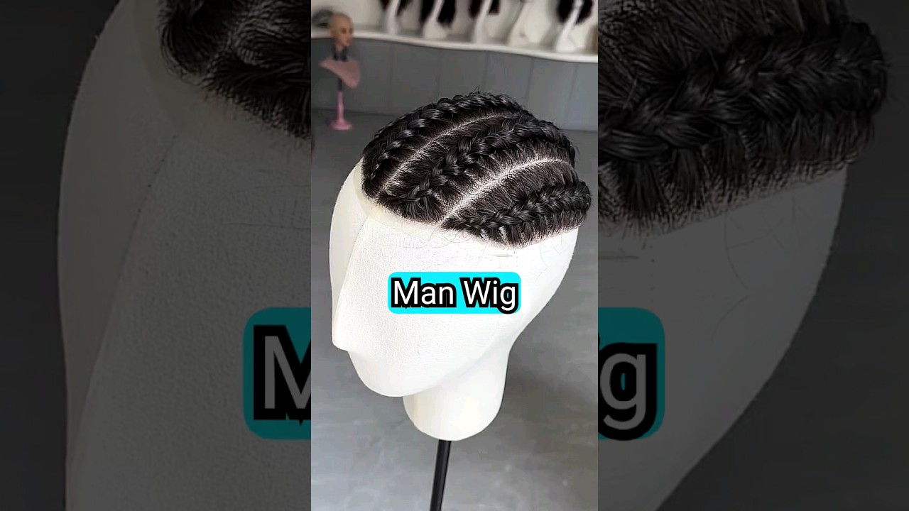 NEW Braided Man Wig Toupee ❤️